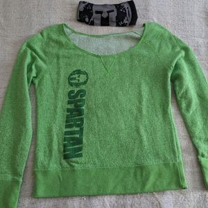 Spartan Race Sweatshirt and headband